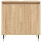 vidaXL Set di Mobili da Bagno 3 pz Rovere Sonoma in Legno Multistrato vidaXL Set di Mobili da Bagno 3 pz Rovere Sonoma in Legno Multistrato