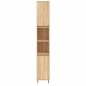 vidaXL Set di Mobili da Bagno 3 pz Rovere Sonoma in Legno Multistrato vidaXL Set di Mobili da Bagno 3 pz Rovere Sonoma in Legno Multistrato
