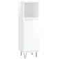 vidaXL Set Mobili da Bagno 3 pz Bianco Lucido in Legno Multistrato vidaXL Set Mobili da Bagno 3 pz Bianco Lucido in Legno Multistrato
