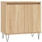 vidaXL Set di Mobili da Bagno 3 pz Rovere Sonoma in Legno Multistrato vidaXL Set di Mobili da Bagno 3 pz Rovere Sonoma in Legno Multistrato