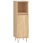 vidaXL Set di Mobili da Bagno 3 pz Rovere Sonoma in Legno Multistrato vidaXL Set di Mobili da Bagno 3 pz Rovere Sonoma in Legno Multistrato
