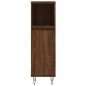 vidaXL Set Mobili da Bagno 3 pz Rovere Marrone in Legno Multistrato vidaXL Set Mobili da Bagno 3 pz Rovere Marrone in Legno Multistrato