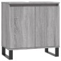 vidaXL Set Mobili da Bagno 3 pz Grigio Sonoma in Legno Multistrato vidaXL Set Mobili da Bagno 3 pz Grigio Sonoma in Legno Multistrato