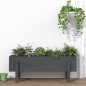 vidaXL Fioriera Rialzata da Giardino Grigia 101x30x38 cm Massello Pino vidaXL Fioriera Rialzata da Giardino Grigia 101x30x38 cm Massello Pino