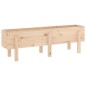 vidaXL Fioriera Rialzata da Giardino 121x30x38 cm Legno Massello Pino vidaXL Fioriera Rialzata da Giardino 121x30x38 cm Legno Massello Pino