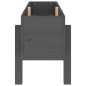 vidaXL Fioriera Rialzata da Giardino Grigia 101x30x38 cm Massello Pino vidaXL Fioriera Rialzata da Giardino Grigia 101x30x38 cm Massello Pino