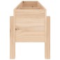 vidaXL Fioriera Rialzata da Giardino 121x30x38 cm Legno Massello Pino vidaXL Fioriera Rialzata da Giardino 121x30x38 cm Legno Massello Pino