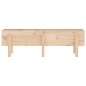 vidaXL Fioriera Rialzata da Giardino 121x30x38 cm Legno Massello Pino vidaXL Fioriera Rialzata da Giardino 121x30x38 cm Legno Massello Pino