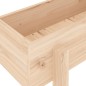 vidaXL Fioriera Rialzata da Giardino 121x30x38 cm Legno Massello Pino vidaXL Fioriera Rialzata da Giardino 121x30x38 cm Legno Massello Pino
