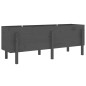 vidaXL Fioriera Rialzata da Giardino Grigia 160x50x57 cm Massello Pino vidaXL Fioriera Rialzata da Giardino Grigia 160x50x57 cm Massello Pino