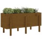 vidaXL Fioriera Rialzata da Giardino Ambra 121x50x57 cm Massello Pino vidaXL Fioriera Rialzata da Giardino Ambra 121x50x57 cm Massello Pino