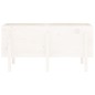 vidaXL Fioriera Rialzata da Giardino Bianca 121x50x57 cm Massello Pino vidaXL Fioriera Rialzata da Giardino Bianca 121x50x57 cm Massello Pino
