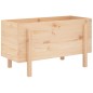 vidaXL Fioriera Rialzata da Giardino 101x50x57 cm Legno Massello Pino vidaXL Fioriera Rialzata da Giardino 101x50x57 cm Legno Massello Pino