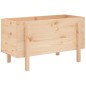 vidaXL Fioriera Rialzata da Giardino 101x50x57 cm Legno Massello Pino vidaXL Fioriera Rialzata da Giardino 101x50x57 cm Legno Massello Pino