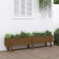 vidaXL Fioriera Rialzata da Giardino Ambra 160x30x38 cm Massello Pino vidaXL Fioriera Rialzata da Giardino Ambra 160x30x38 cm Massello Pino