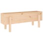 vidaXL Fioriera Rialzata da Giardino 101x30x38 cm Legno Massello Pino vidaXL Fioriera Rialzata da Giardino 101x30x38 cm Legno Massello Pino