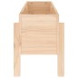 vidaXL Fioriera Rialzata da Giardino 101x30x38 cm Legno Massello Pino vidaXL Fioriera Rialzata da Giardino 101x30x38 cm Legno Massello Pino