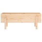 vidaXL Fioriera Rialzata da Giardino 101x30x38 cm Legno Massello Pino vidaXL Fioriera Rialzata da Giardino 101x30x38 cm Legno Massello Pino