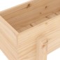 vidaXL Fioriera Rialzata da Giardino 101x30x38 cm Legno Massello Pino vidaXL Fioriera Rialzata da Giardino 101x30x38 cm Legno Massello Pino