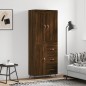 vidaXL Credenza Rovere Marrone 69,5x34x180 cm in Legno Multistrato vidaXL Credenza Rovere Marrone 69,5x34x180 cm in Legno Multistrato