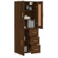 vidaXL Credenza Rovere Marrone 69,5x34x180 cm in Legno Multistrato vidaXL Credenza Rovere Marrone 69,5x34x180 cm in Legno Multistrato