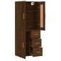 vidaXL Credenza Rovere Marrone 69,5x34x180 cm in Legno Multistrato vidaXL Credenza Rovere Marrone 69,5x34x180 cm in Legno Multistrato