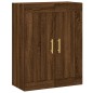 vidaXL Credenza Rovere Marrone 69,5x34x180 cm in Legno Multistrato vidaXL Credenza Rovere Marrone 69,5x34x180 cm in Legno Multistrato