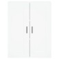 vidaXL Credenza Bianca 69,5x34x180 cm in Legno Multistrato vidaXL Credenza Bianca 69,5x34x180 cm in Legno Multistrato