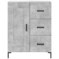 vidaXL Credenza Grigio Cemento 69,5x34x180 cm in Legno Multistrato vidaXL Credenza Grigio Cemento 69,5x34x180 cm in Legno Multistrato