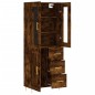 vidaXL Credenza Rovere Fumo 69,5x34x180 cm in Legno Multistrato vidaXL Credenza Rovere Fumo 69,5x34x180 cm in Legno Multistrato