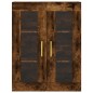 vidaXL Credenza Rovere Fumo 69,5x34x180 cm in Legno Multistrato vidaXL Credenza Rovere Fumo 69,5x34x180 cm in Legno Multistrato