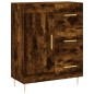 vidaXL Credenza Rovere Fumo 69,5x34x180 cm in Legno Multistrato vidaXL Credenza Rovere Fumo 69,5x34x180 cm in Legno Multistrato