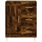 vidaXL Credenza Rovere Fumo 69,5x34x180 cm in Legno Multistrato vidaXL Credenza Rovere Fumo 69,5x34x180 cm in Legno Multistrato