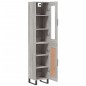 vidaXL Credenza Grigio Sonoma 34,5x34x180 cm in Legno Multistrato vidaXL Credenza Grigio Sonoma 34,5x34x180 cm in Legno Multistrato