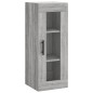 vidaXL Credenza Grigio Sonoma 34,5x34x180 cm in Legno Multistrato vidaXL Credenza Grigio Sonoma 34,5x34x180 cm in Legno Multistrato