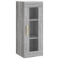 vidaXL Credenza Grigio Sonoma 34,5x34x180 cm in Legno Multistrato vidaXL Credenza Grigio Sonoma 34,5x34x180 cm in Legno Multistrato