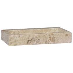 Lavandino Crema 38x24x6,5 cm in Marmo