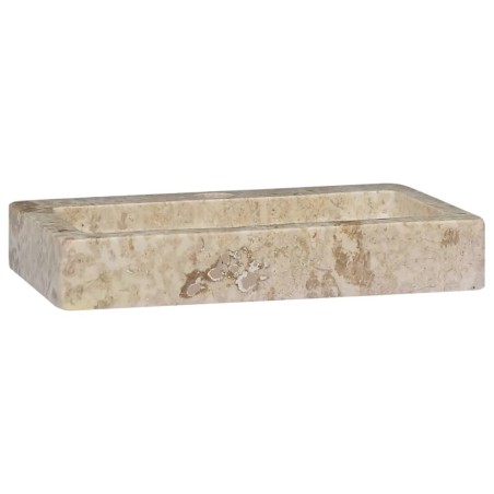 Lavandino Crema 38x24x6,5 cm in Marmo