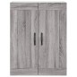 vidaXL Credenza Grigio Sonoma 69,5x34x180 cm in Legno Multistrato vidaXL Credenza Grigio Sonoma 69,5x34x180 cm in Legno Multistrato