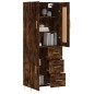 vidaXL Credenza Rovere Fumo 69,5x34x180 cm in Legno Multistrato vidaXL Credenza Rovere Fumo 69,5x34x180 cm in Legno Multistrato