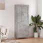 vidaXL Credenza Grigio Cemento 69,5x34x180 cm in Legno Multistrato vidaXL Credenza Grigio Cemento 69,5x34x180 cm in Legno Multistrato