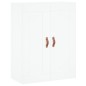 vidaXL Credenza Bianca 69,5x34x180 cm in Legno Multistrato vidaXL Credenza Bianca 69,5x34x180 cm in Legno Multistrato