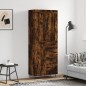 vidaXL Credenza Rovere Fumo 69,5x34x180 cm in Legno Multistrato vidaXL Credenza Rovere Fumo 69,5x34x180 cm in Legno Multistrato