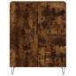 vidaXL Credenza Rovere Fumo 69,5x34x180 cm in Legno Multistrato vidaXL Credenza Rovere Fumo 69,5x34x180 cm in Legno Multistrato