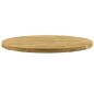vidaXL Piano del Tavolo Legno Massello di Rovere Circolare 44mm 400mm vidaXL Piano del Tavolo Legno Massello di Rovere Circolare 44mm 400mm