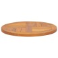 vidaXL Piano Tavolo in Legno Massello di Teak Rotondo 2,5 cm 50 cm vidaXL Piano Tavolo in Legno Massello di Teak Rotondo 2,5 cm 50 cm