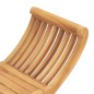 vidaXL Panchina da Giardino 120 cm in Legno Massello di Teak