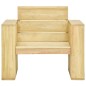 Sedie da Giardino 2 pz 89x76x76 cm in Legno di Pino Impregnato Sedie da Giardino 2 pz 89x76x76 cm in Legno di Pino Impregnato