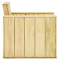 Sedie da Giardino 2 pz 89x76x76 cm in Legno di Pino Impregnato Sedie da Giardino 2 pz 89x76x76 cm in Legno di Pino Impregnato