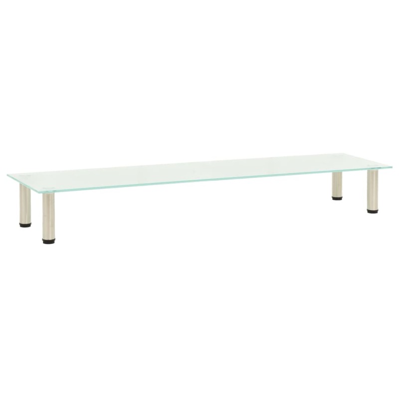 322774 vidaXL TV Stand Frosted 140x35x17 cm Tempered Glass 322774 vidaXL TV Stand Frosted 140x35x17 cm Tempered Glass